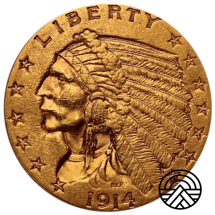 USA, 2,5 Dolara 1914 r. "Indianin"