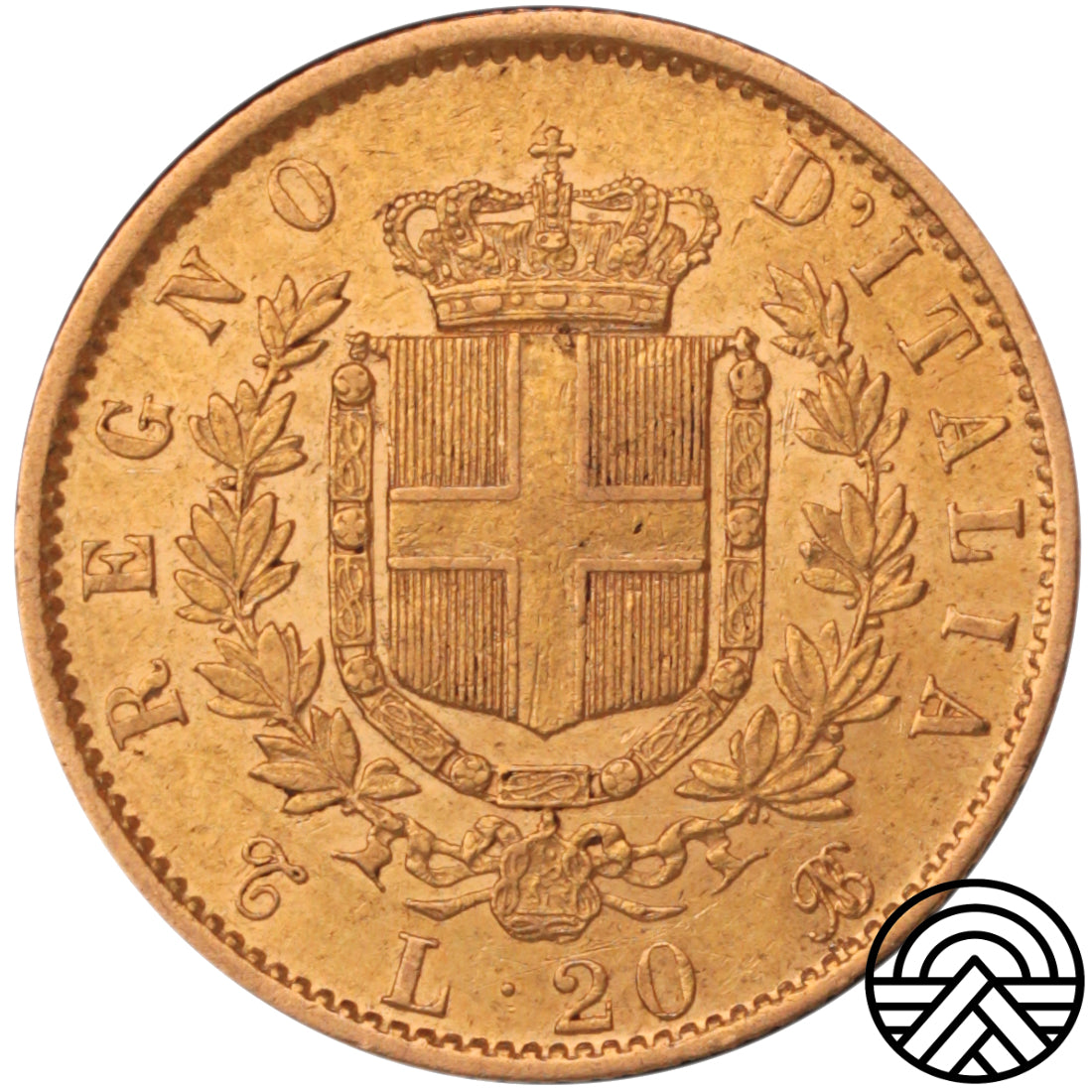 Włochy, Wiktor Emanuel II, 20 Lirów, 1862 r.