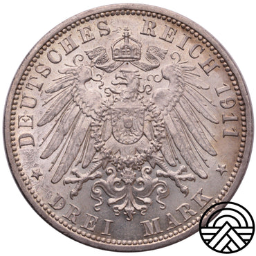 Niemcy, 3 Marki 1911 r.