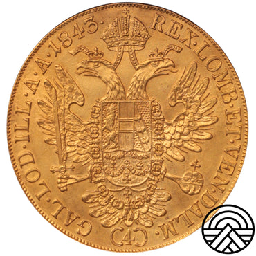 Austria, 4 Dukaty, 1843 r.