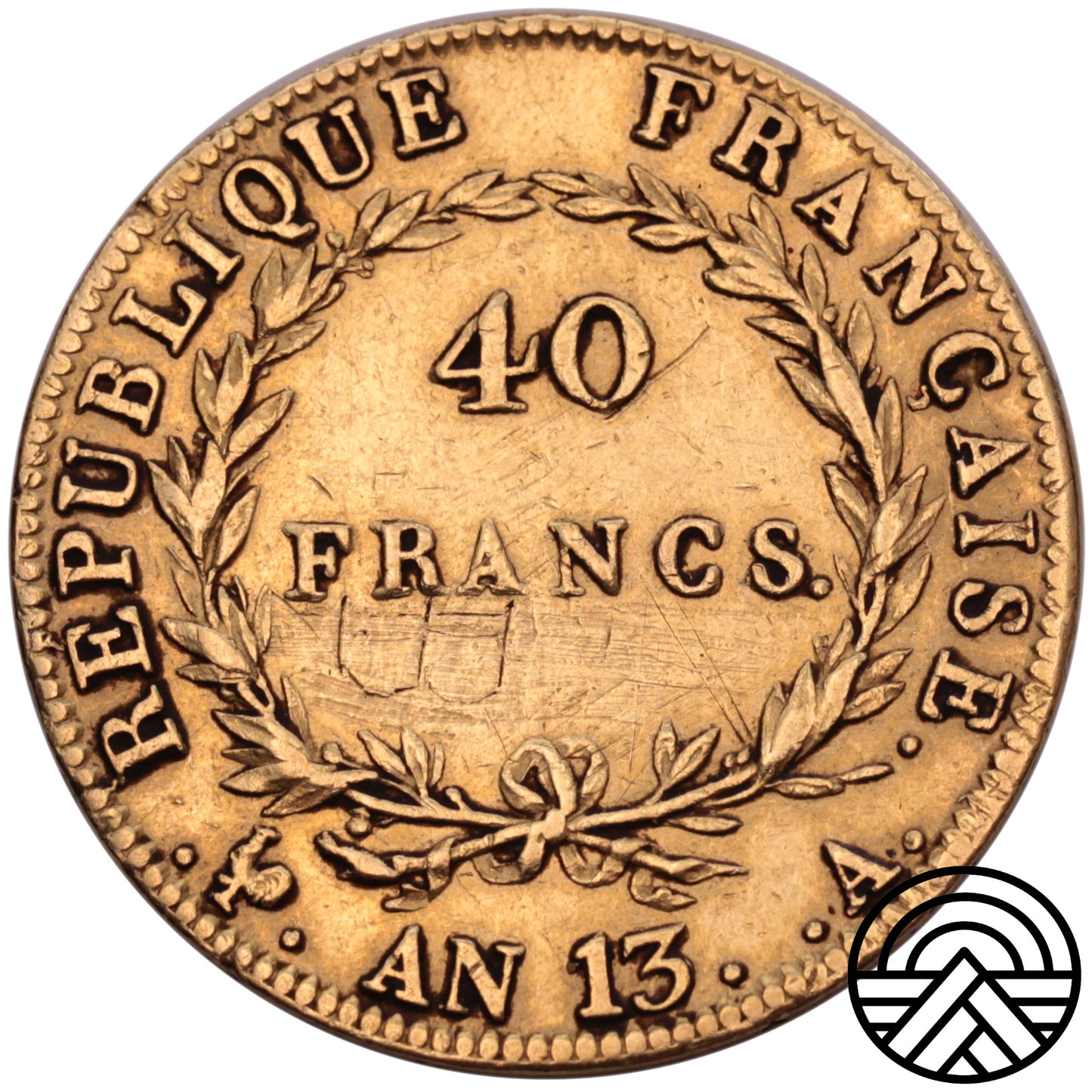 Francja, Napoleon I, 40 Franków AN 13 Paryż