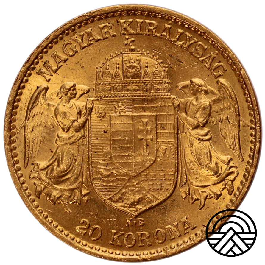 Węgry, 20 Koron, 1915 r. Rzadka!
