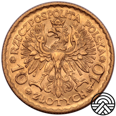 Polska, 10 Złotych 1925 r. Bolesław Chrobry