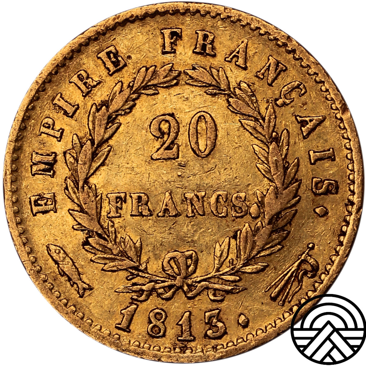 Francja, Napoleon I, 20 Franków 1813 r. Utrecht