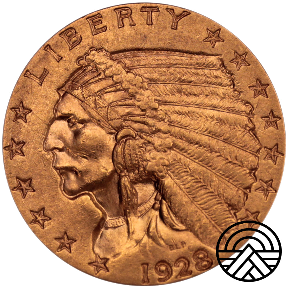 USA, 2,5 Dolara 1928 r. "Indianin"