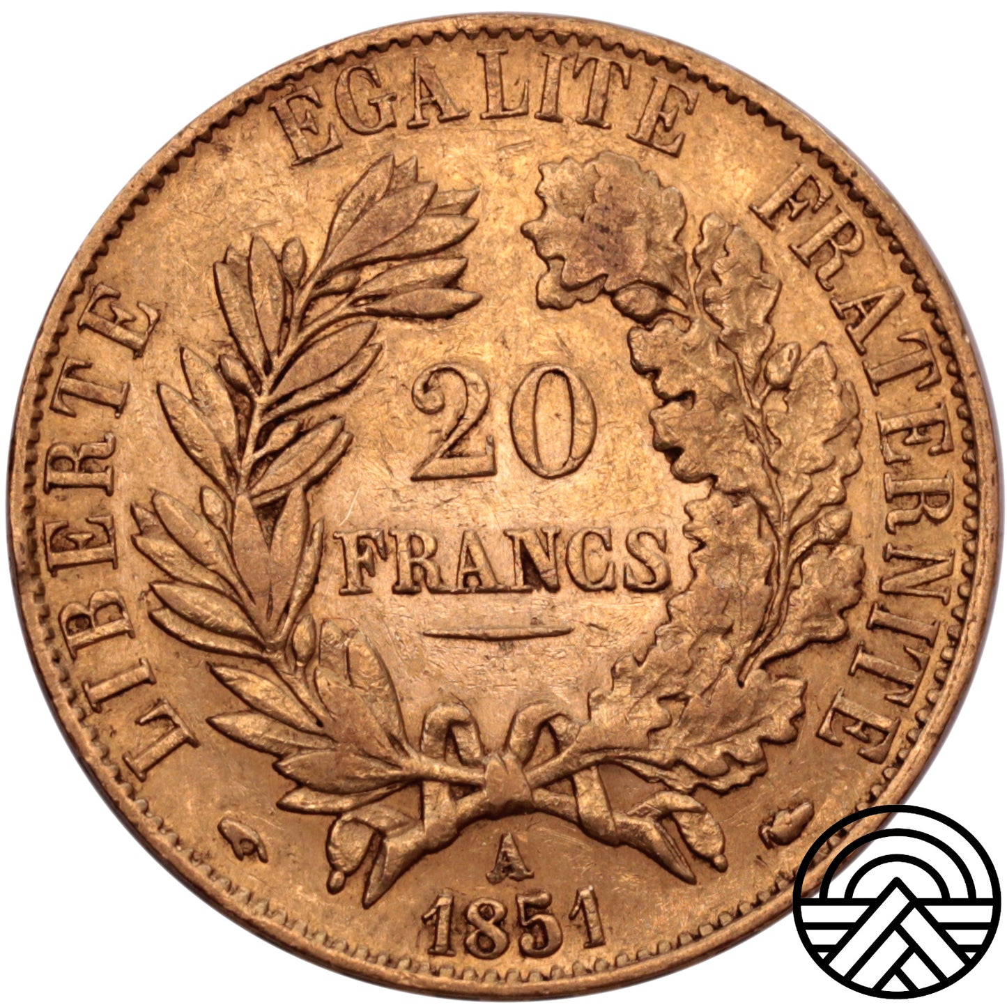 Francja, 20 Franków 1851 r. Paryż