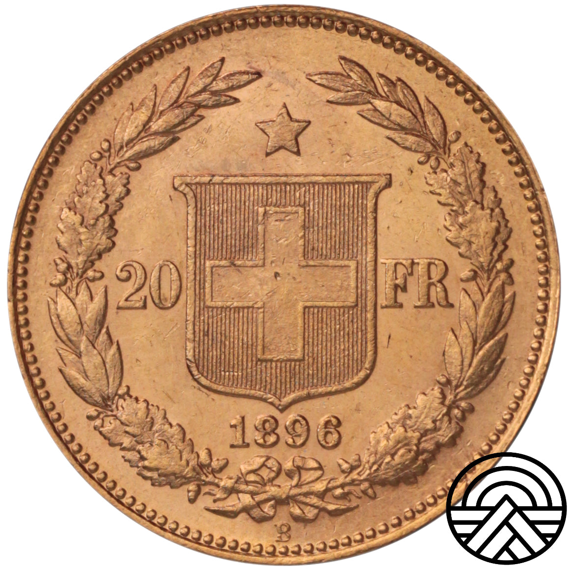Szwajcaria, 20 Franków, 1896 r.