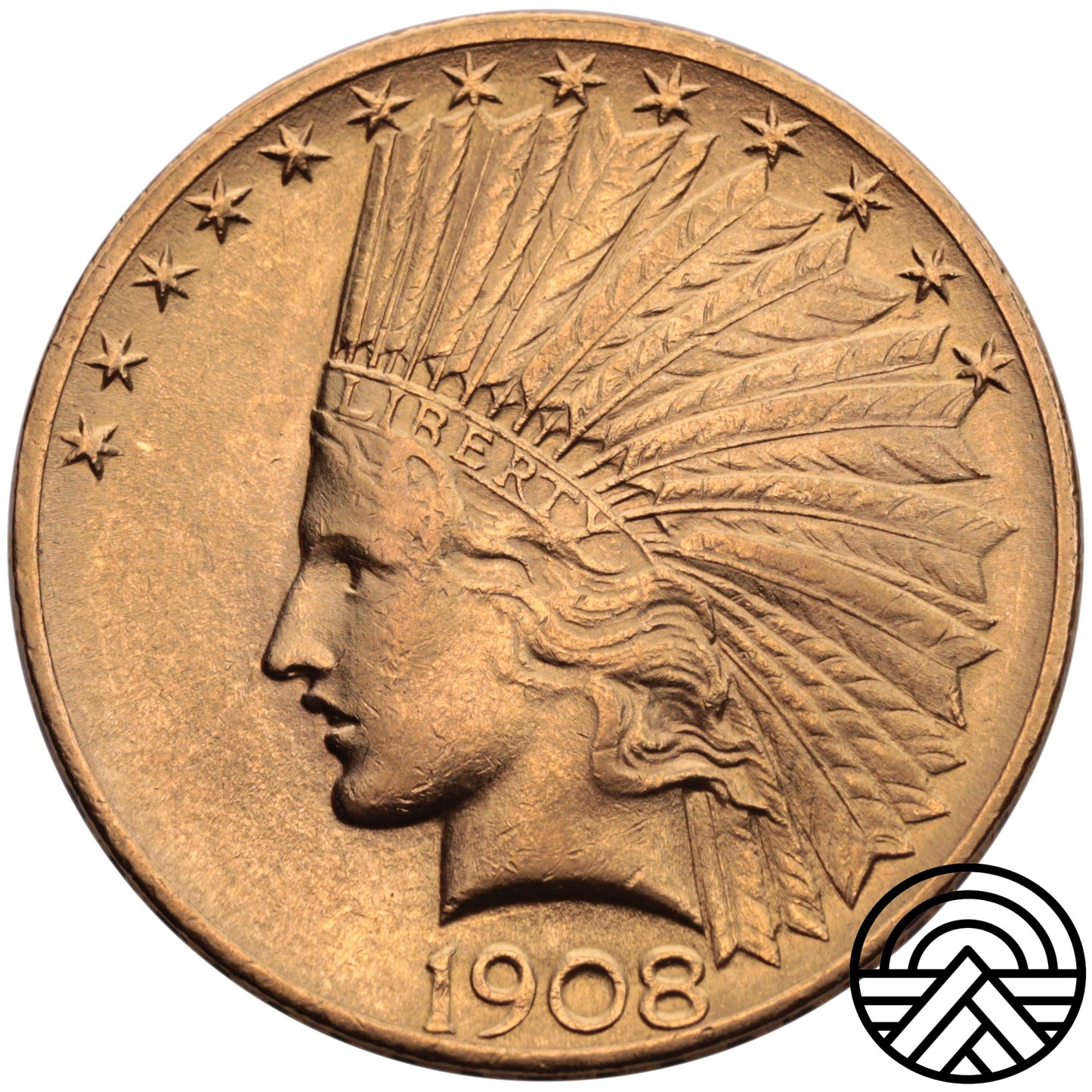 USA, 10 Dolarów 1908 r. "Indianin" Super!