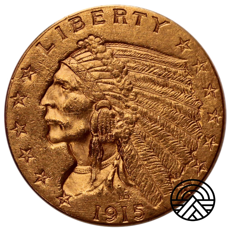 USA, 2,5 Dolara 1915 r. "Indianin"