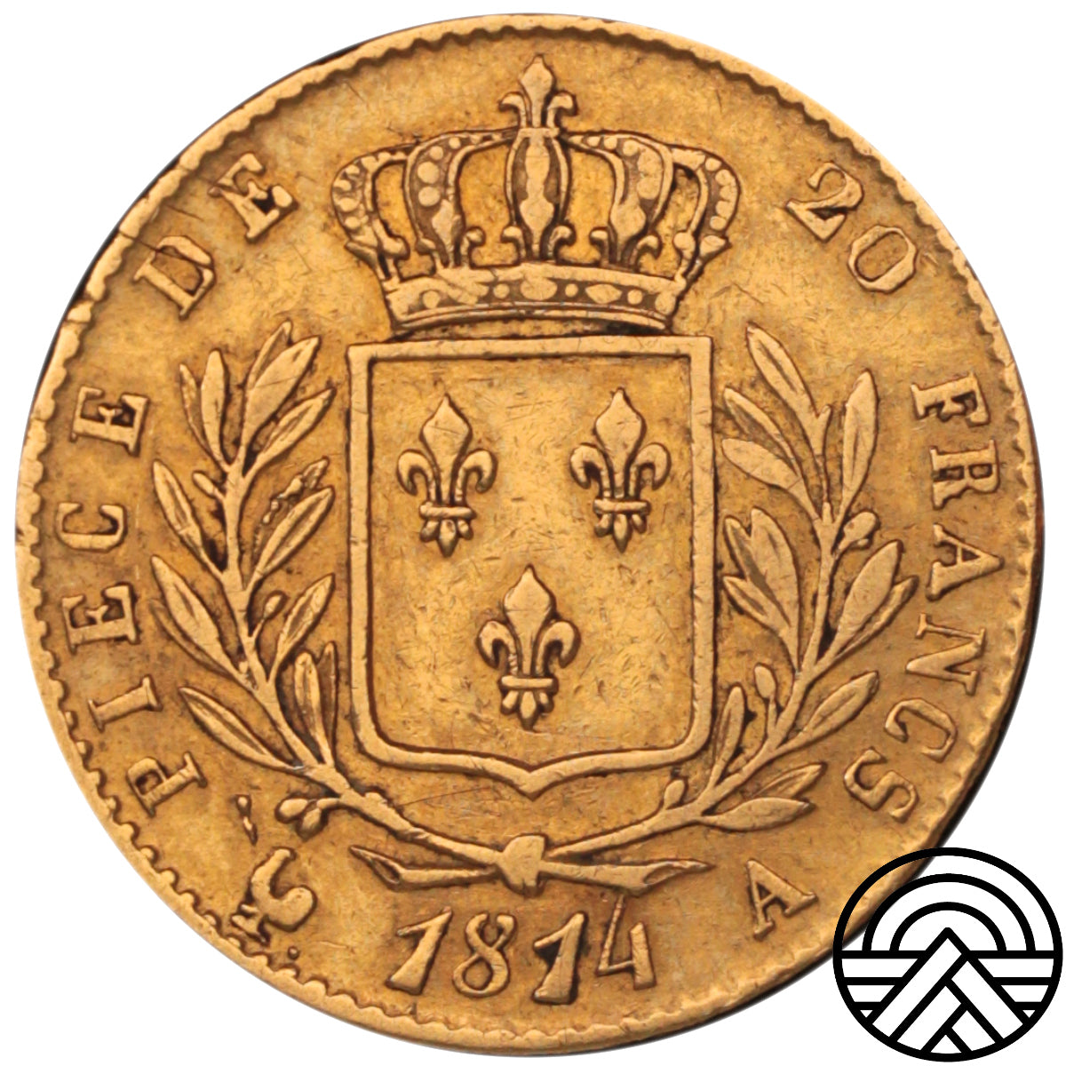 Francja, Louis XVIII, 20 Franków, 1814 r. Paryż