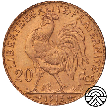 Francja, 20 Franków, 1913 r. Super!