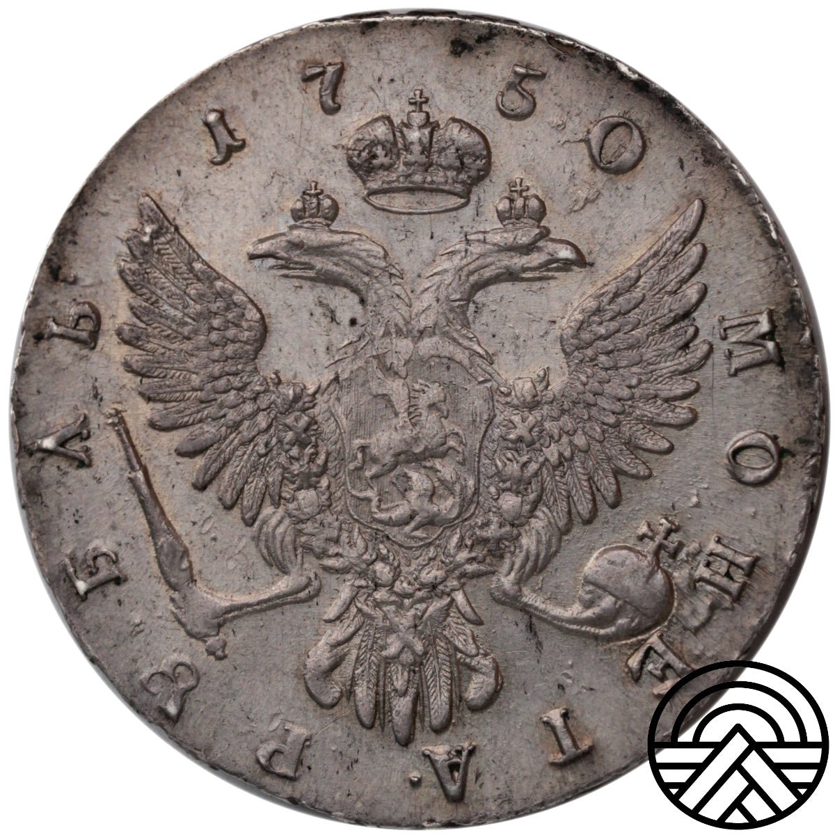 Rosja, Elżbieta, Rubel, 1750 r. MMД