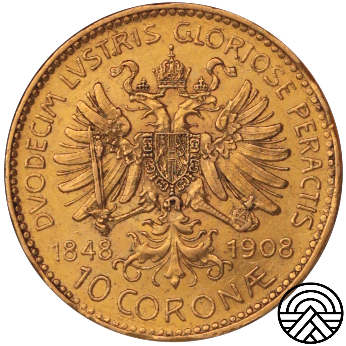 Austria, 10 Koron 1908 r. 60-lecie Panowania