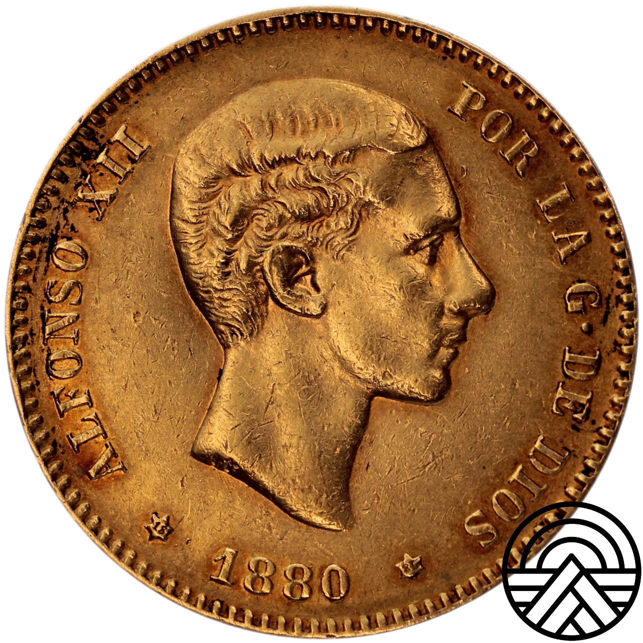 Hiszpania, 25 Peset 1880 r.