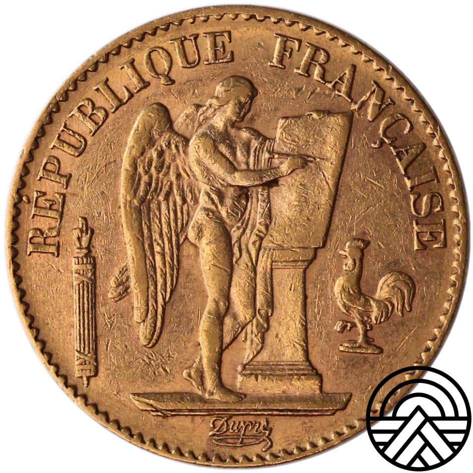 Francja, 20 Franków 1895 r. "Anioł"