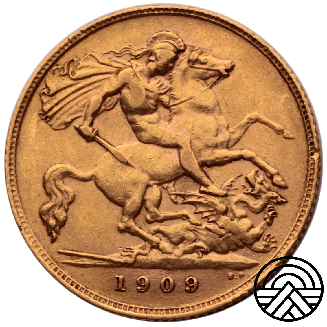 Wielka Brytania, 1/2 Suwerena, 1909 r.