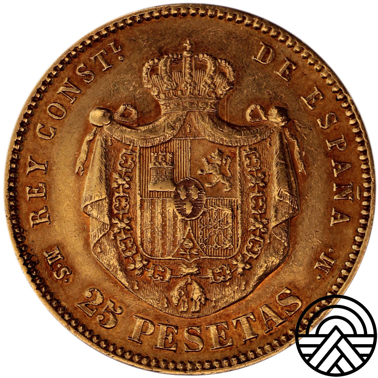 Hiszpania, 25 Peset 1880 r.