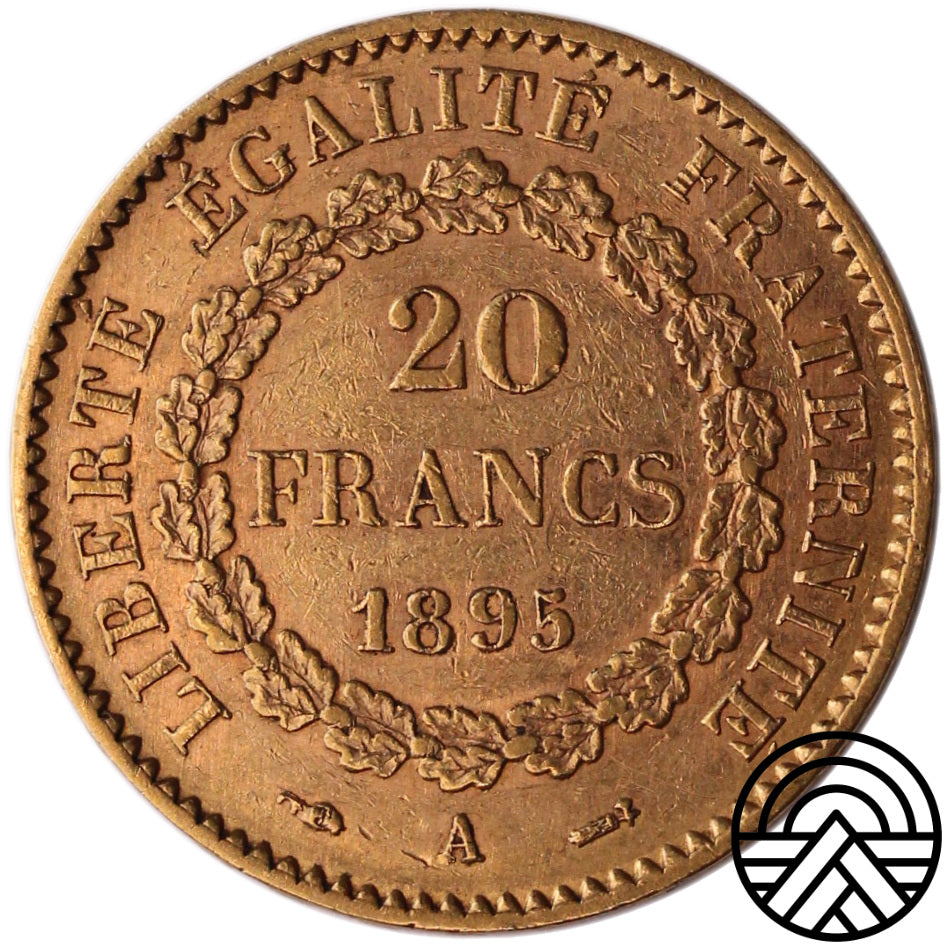 Francja, 20 Franków 1895 r. "Anioł"