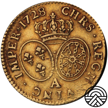 Francja, Ludwik XV, Louis D'or, 1728 r. Paryż