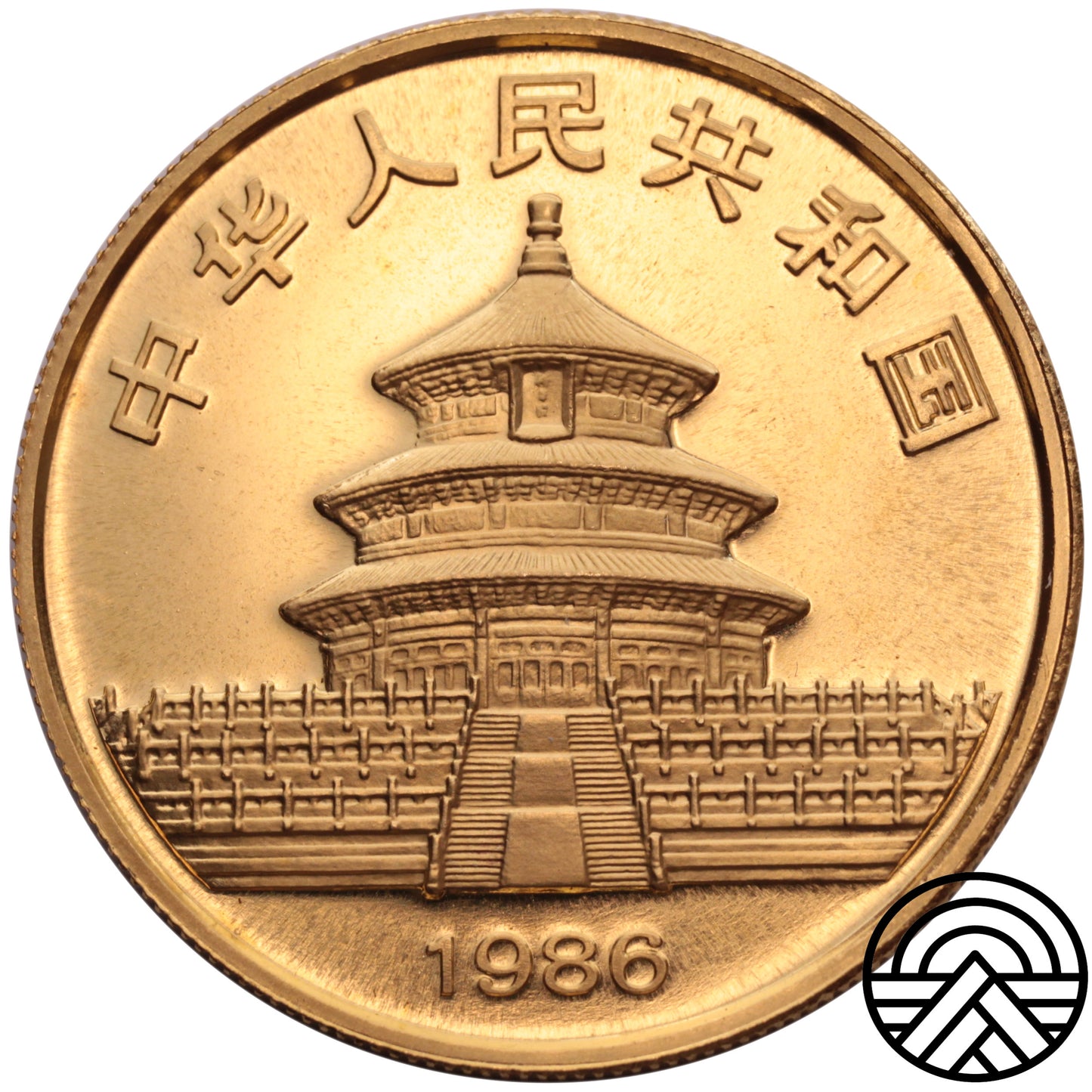 Chiny, 100 Yuanów 1986 r. 1 Oz. Au 999