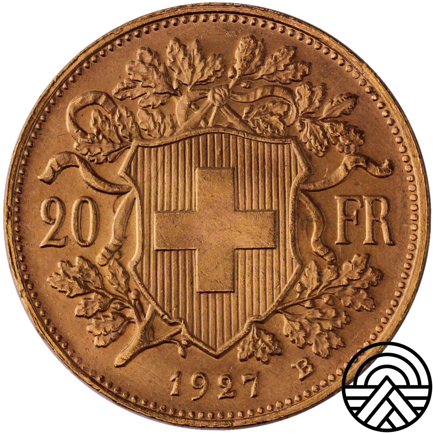 Szwajcaria, 20 Franków 1927 r.