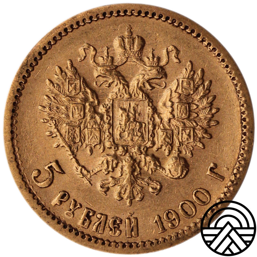 Rosja, Mikołaj II, 5 Rubli 1900 r.