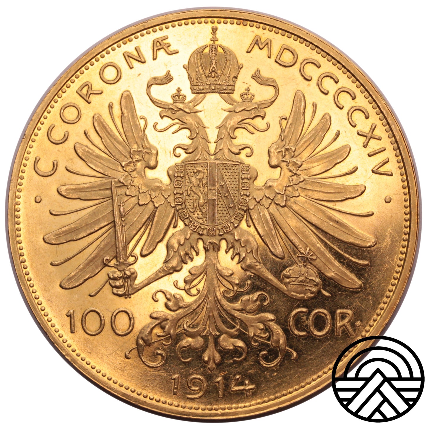 Austria, 100 Koron 1914 r. Proof Like! Rzadka!