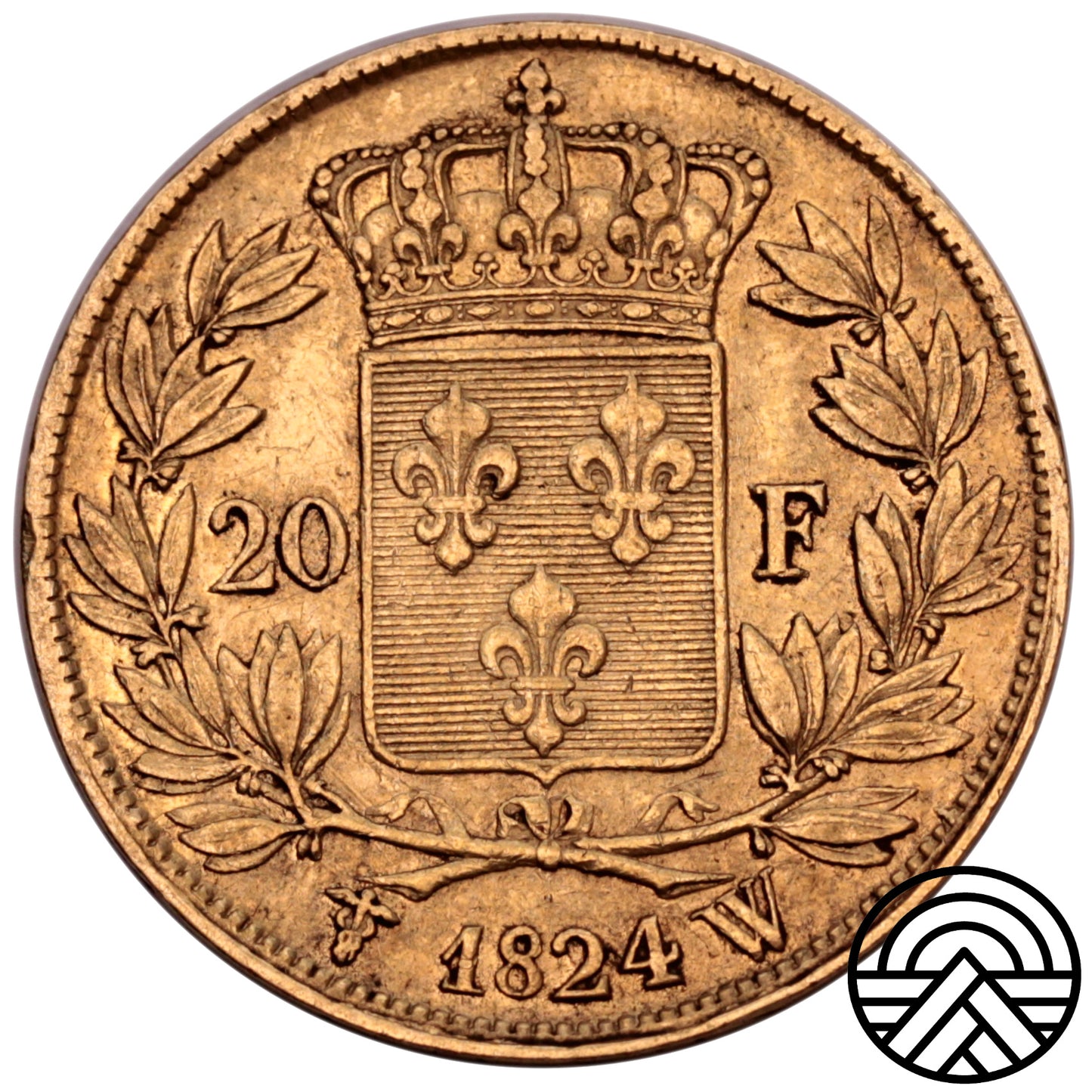 Francja, Louis XVIII, 20 Franków 1824 r. Lille
