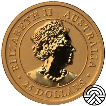 Australia, 25 Dolarów, 2020 r. 1/4 OZ AU 999, Kangur