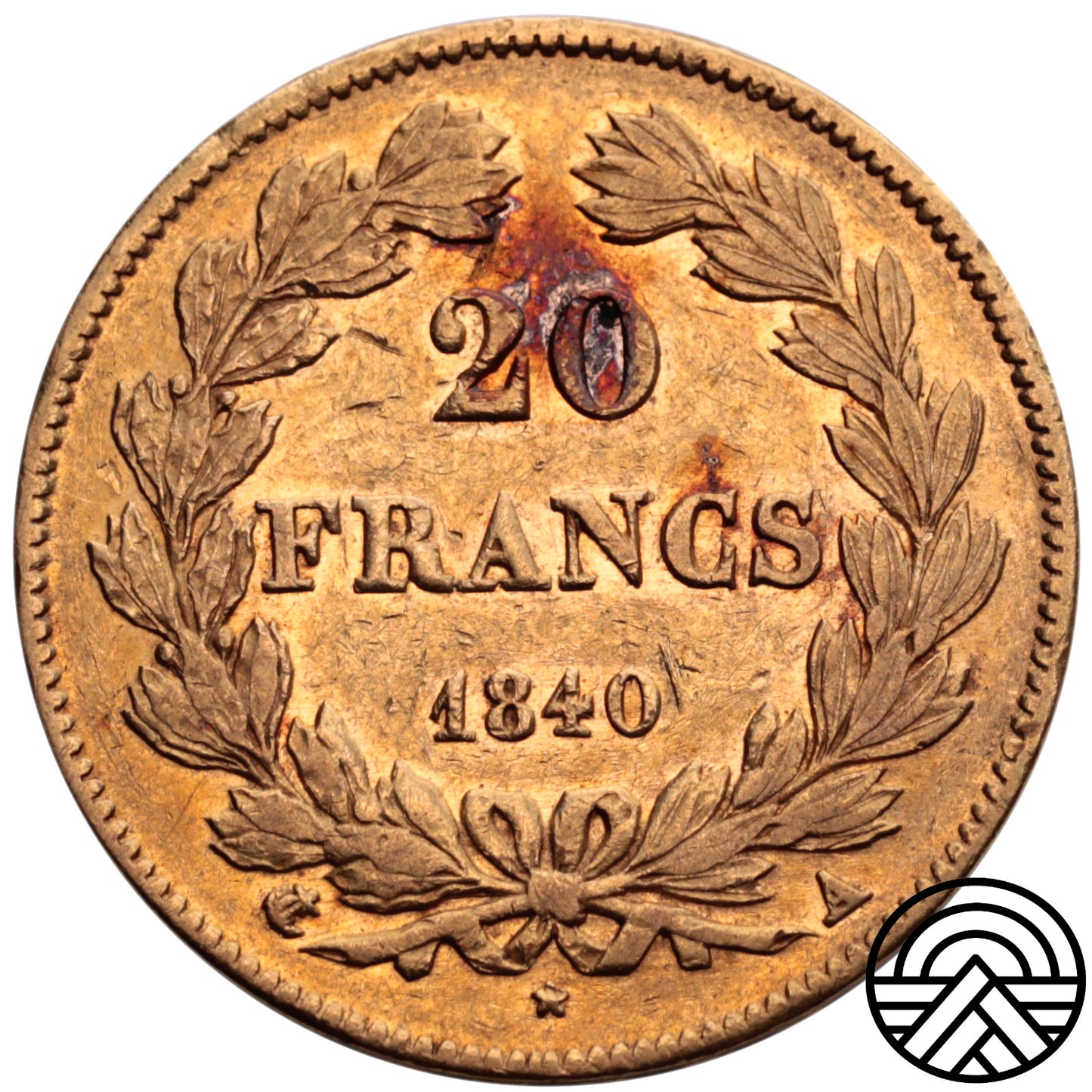 Francja, Ludwik Filip I, 20 Franków 1840 r. Paryż