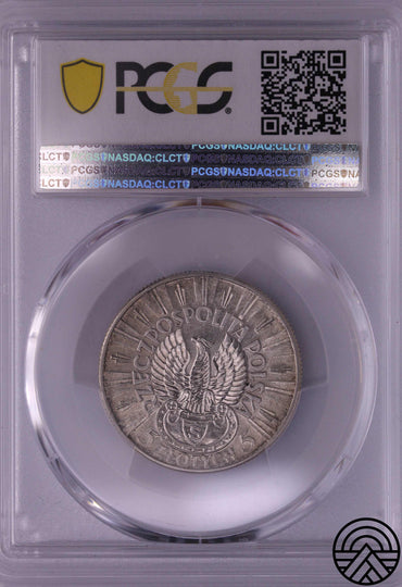 Polska, 5 Złotych 1934 r. Józef Piłsudski "Orzeł Strzelecki" PCGS MS 62