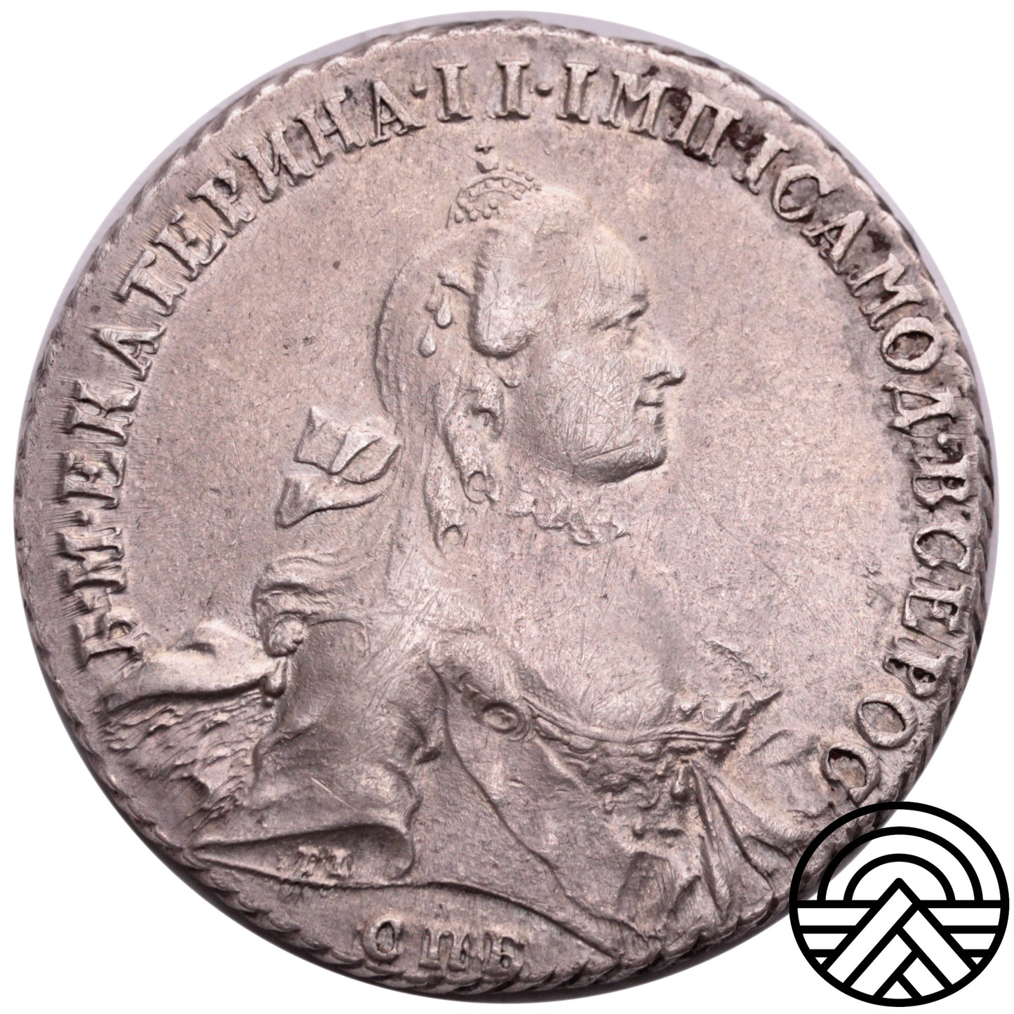 Rosja, Rubel 1763 r. SPB-NK Rzadszy!