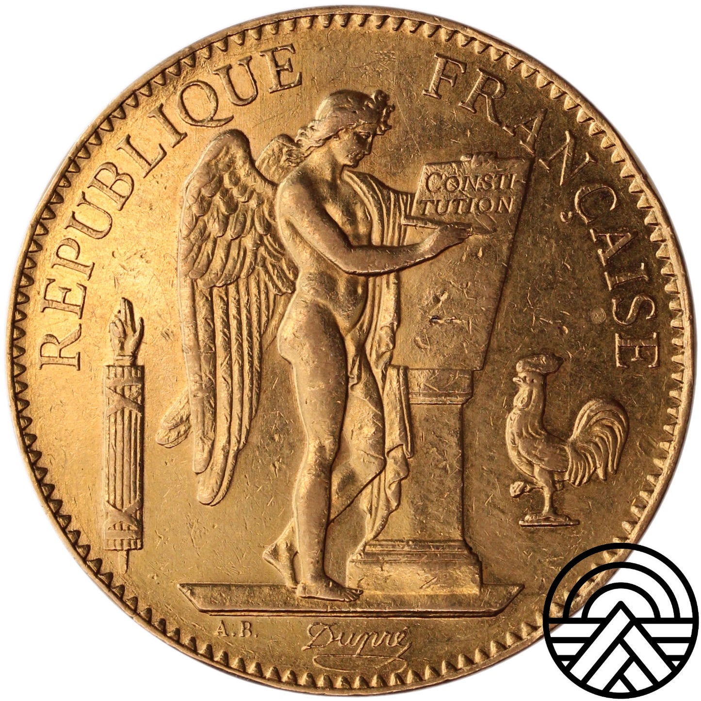 Francja, 100 Franków 1878 r. "Anioł"