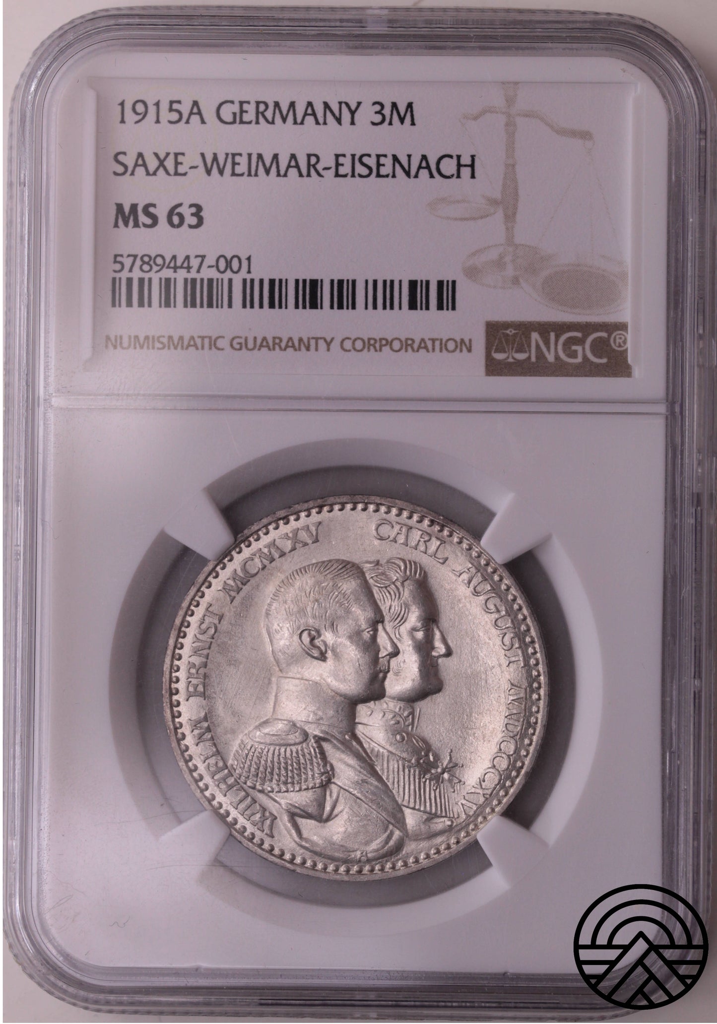 Niemcy, 3 Marki 1915 r.