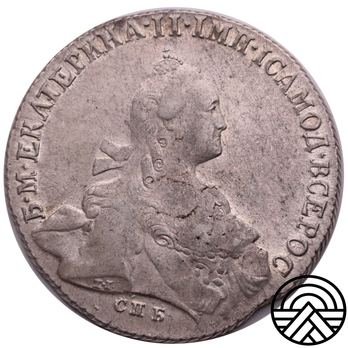 Rosja, Rubel 1766 r. SPB-ЯI Rzadszy!