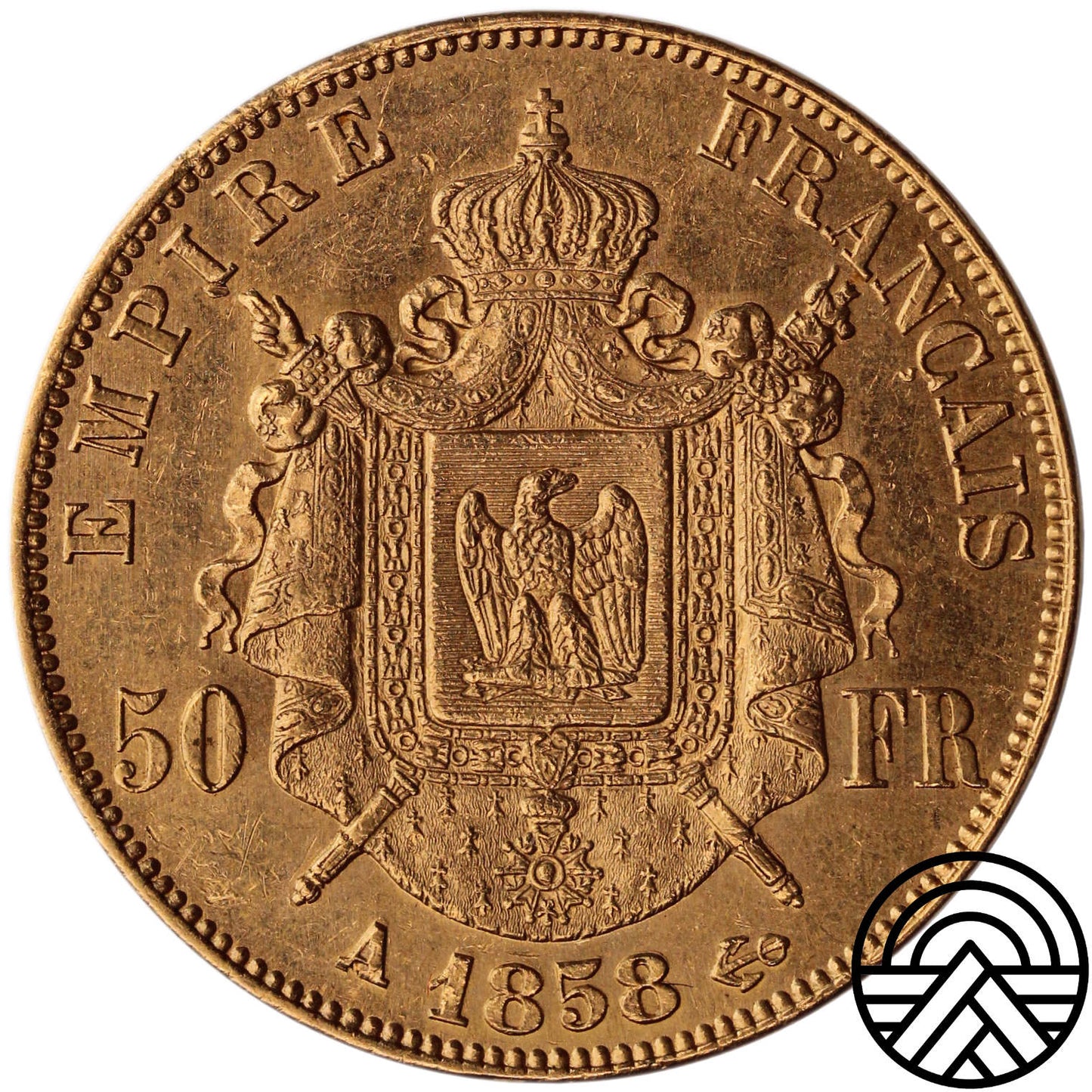 Francja, "Napoleon III" 50 Franków 1858 r.