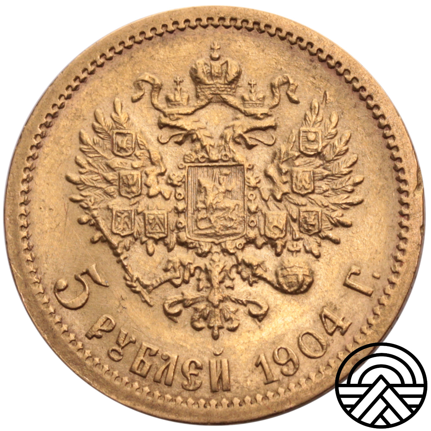 Rosja Mikołaj II, 5 Rubli 1904 r.