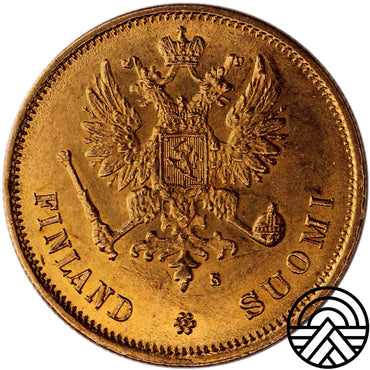 Finlandia, 10 Markkaa 1878 r. Super!