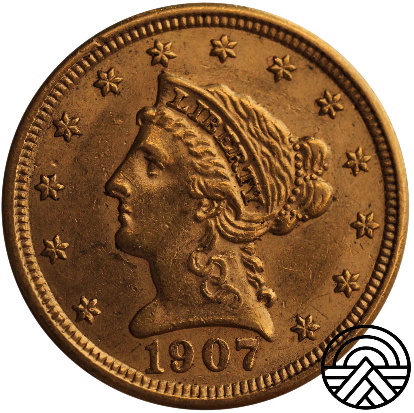 USA, 2,5 Dolara 1907 r. "Liberty Head"
