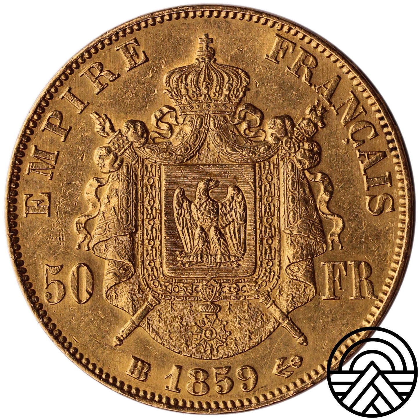 Francja, "Napoleon III" 50 Franków 1859 r.