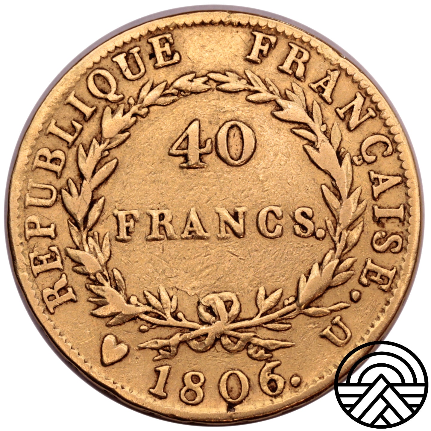 Francja, Napoleon I, 40 Franków 1806 r. Turyn