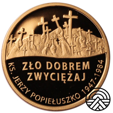 Polska, 37 Złotych 2009 r. "Ksiądz Jerzy Popiełuszko"