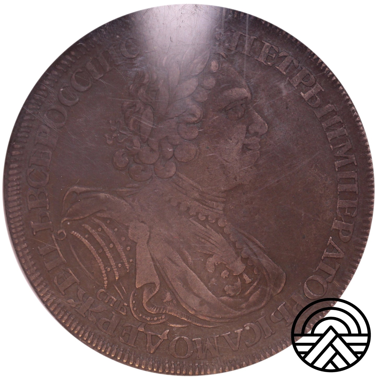 Rosja, "Słoneczny Rubel" 1724 r. RZADKI!