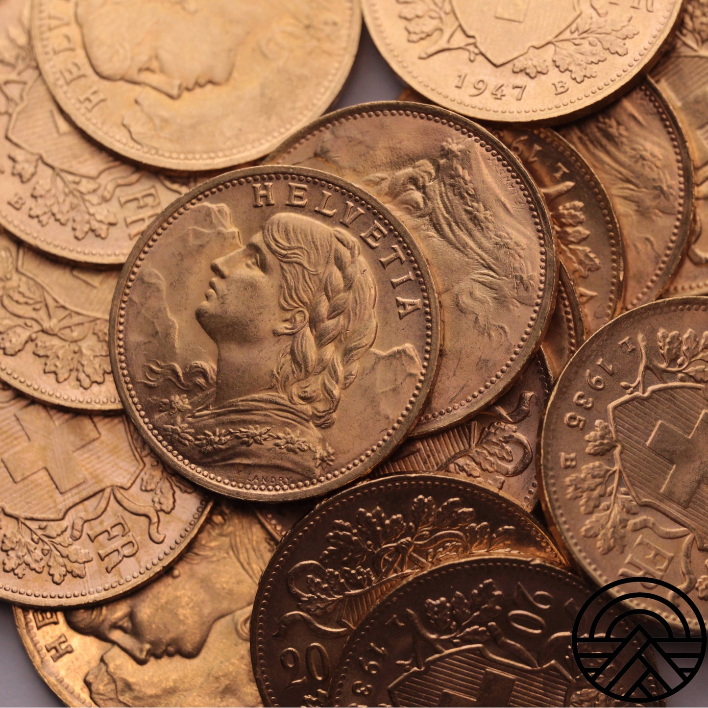 Szwajcaria, 20 Franków, różne roczniki