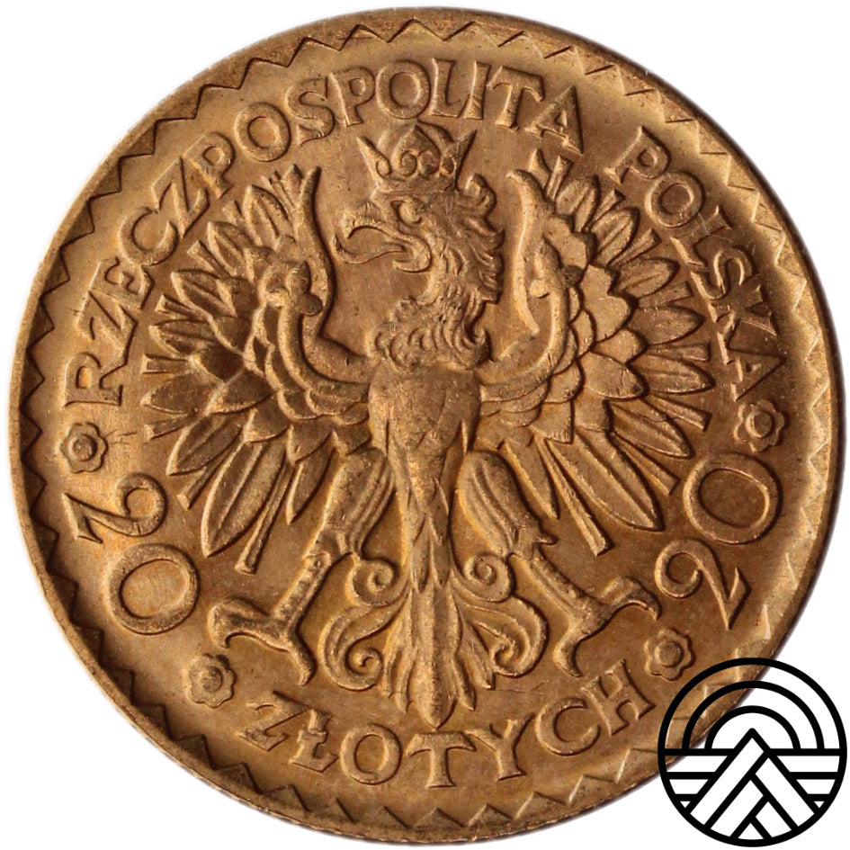 Polska, Bolesław Chrobry, 20 Złotych 1925 r.