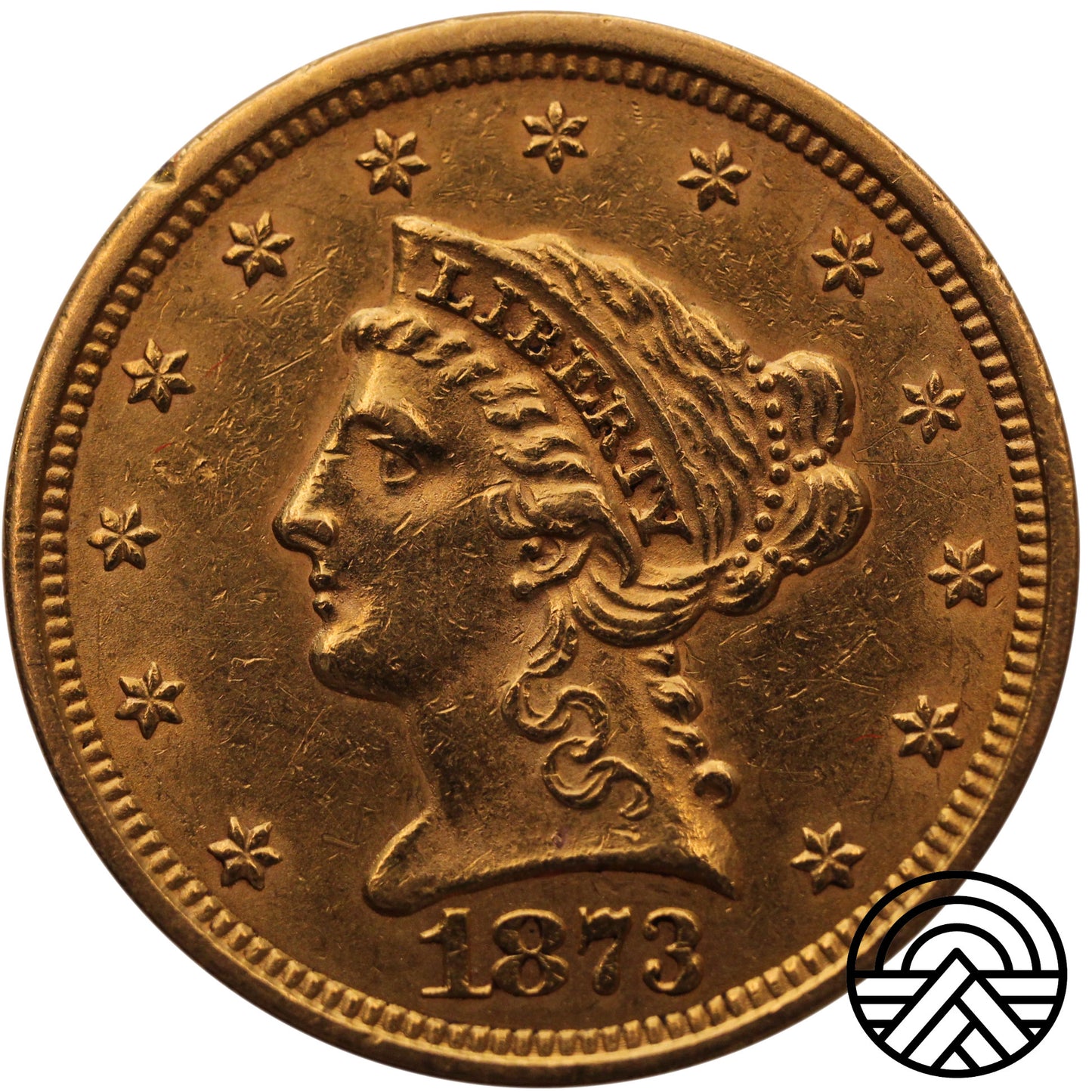 USA, 2,5 Dolara 1873 r. "Liberty Head"
