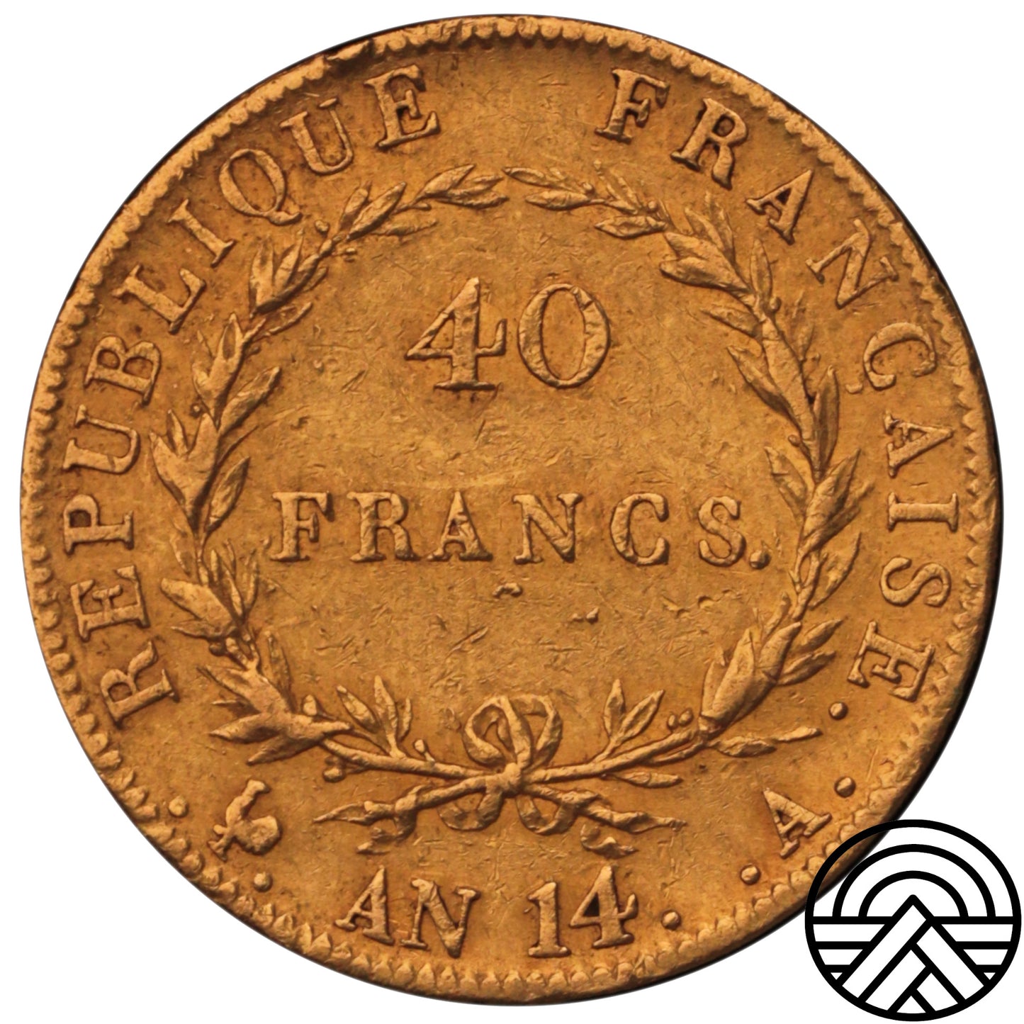 Francja, Napoleon I, 40 Franków AN 14 Paryż