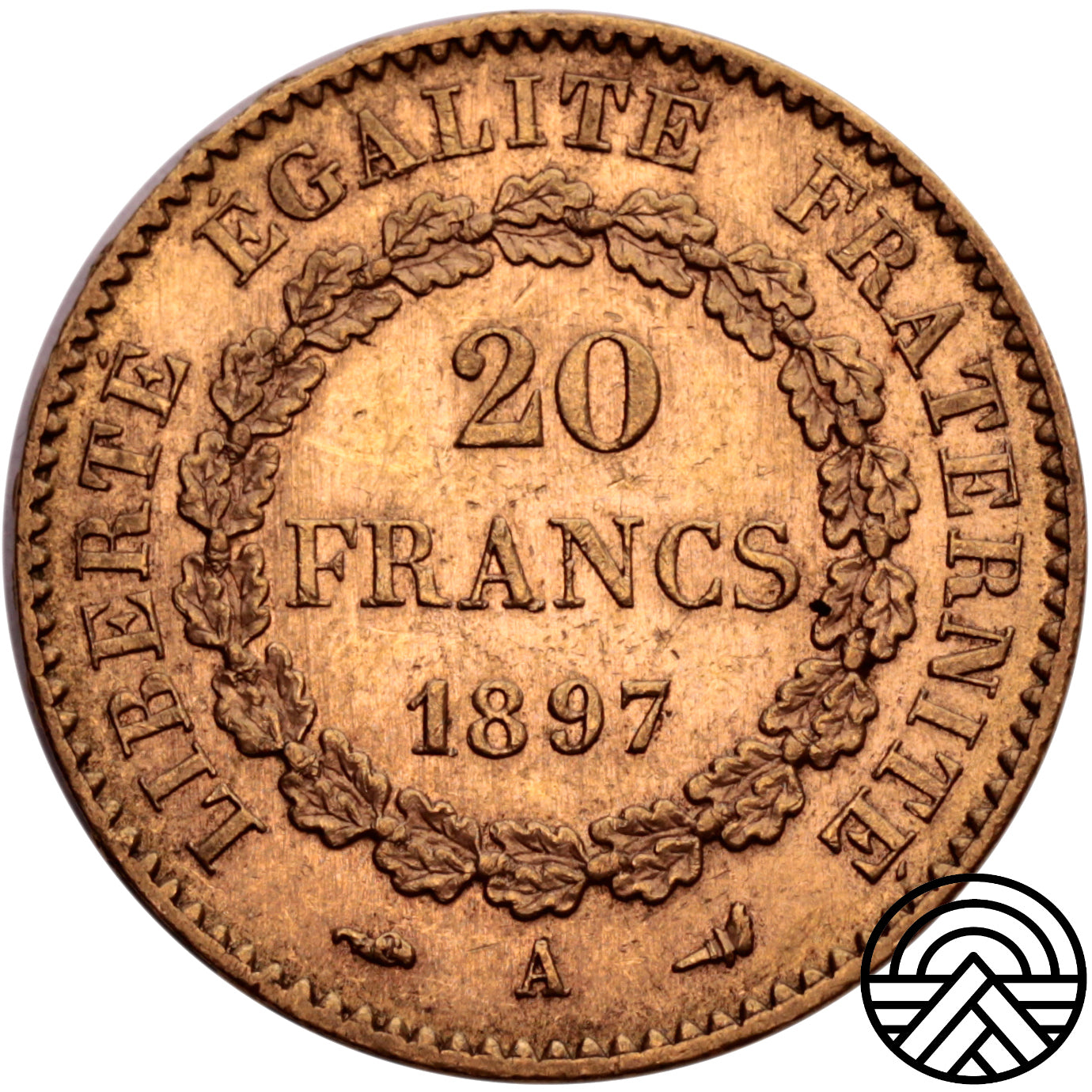Francja, 20 Franków 1897 r. "Anioł"
