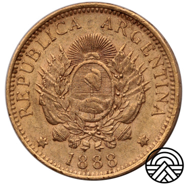 Argentina, 5 Pesos, 1888 r.