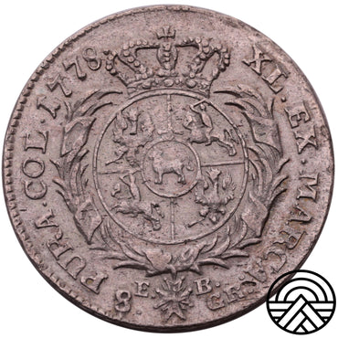 Polska, 2 Złote, Stanisław August 1778 r. R2!